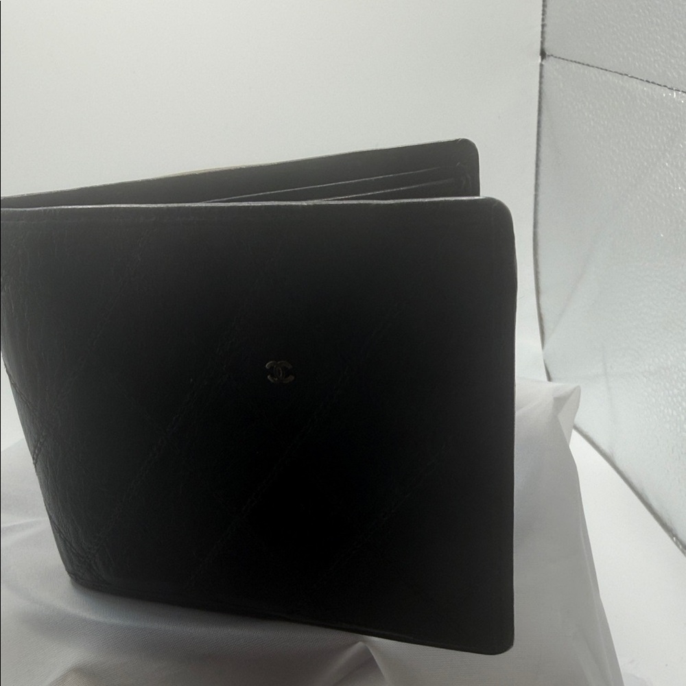 Chanel Black Quilted Wallet